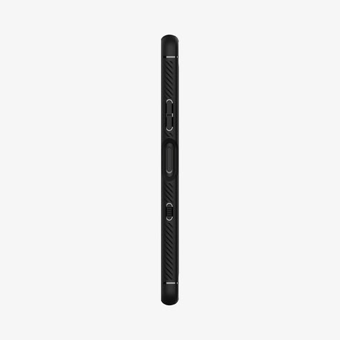 ACS02841 - Sony Xperia 1 III Case Rugged Armor in matte black showing the back